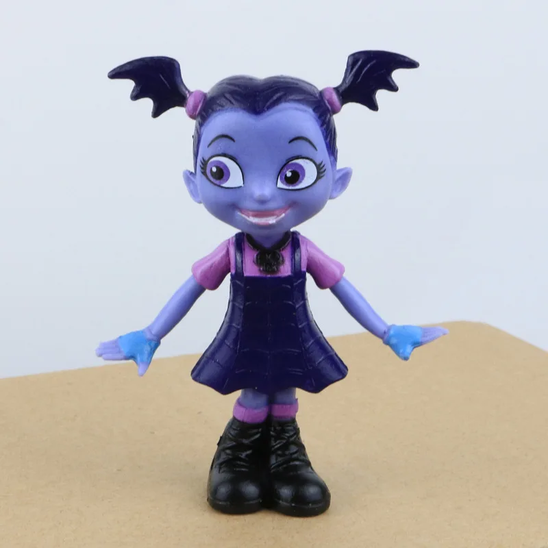 9 шт./компл. Junior Vampirina фигурка кукол игрушки «вамп» для девушек и женщин ПВХ модели аниме Рисунок Игрушки для Для детей День рождения