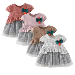 2019 детское летнее платье Одежда для маленьких девочек roupa для новорожденных Одежда для маленьких девочек kiz bebek giyim