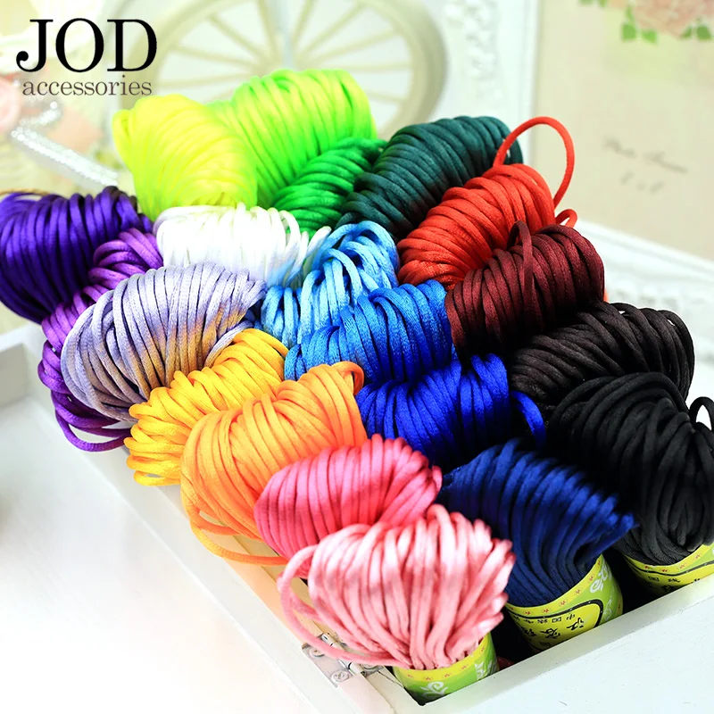 

China knot Knitting Line No. 5th Knitting rope DIY bracelet handmade material red Diameter 2.5 mm long 20 meters sewing