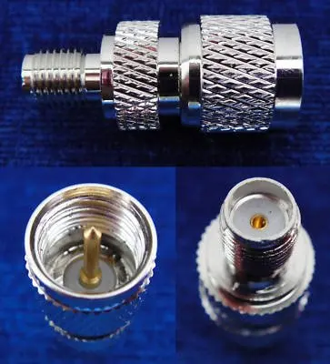 1pc RF Antenna Adapter Converter Connector SMA Female to Mini UHF PL259 Male UB3 | Обустройство дома