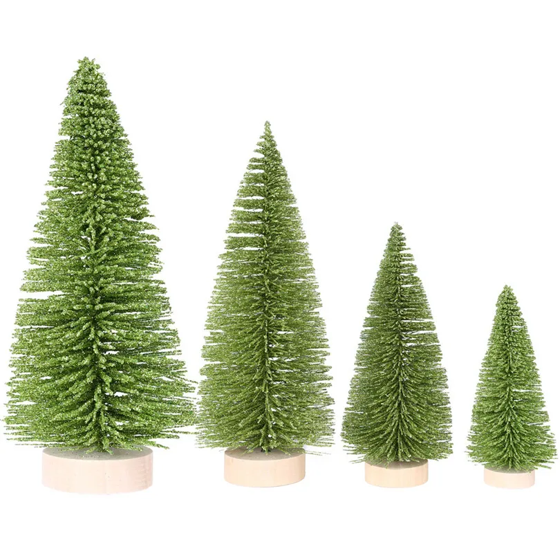 

Light Green Pine Christmas Tree Decorations Wood Christmas Decorations For Home Table Xmas Tree Garland Home Decor 20OR29