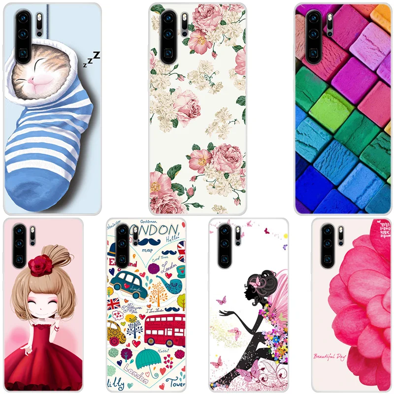 

Silicone Cover For Huawei P30 Pro Case Cute Animal Soft TPU Back Cover For Huawei P30 Pro P30Pro P 30 Pro Phone Shell Funda Capa