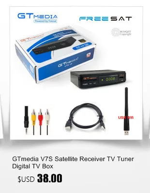 FTA тюнер DVB-S2 рецептор 1080P цифровой спутниковый ресивер IP tv Combo tv Box HD AC3(USB RJ45 Wifi) Youtube vu Biss Key Koqit K1