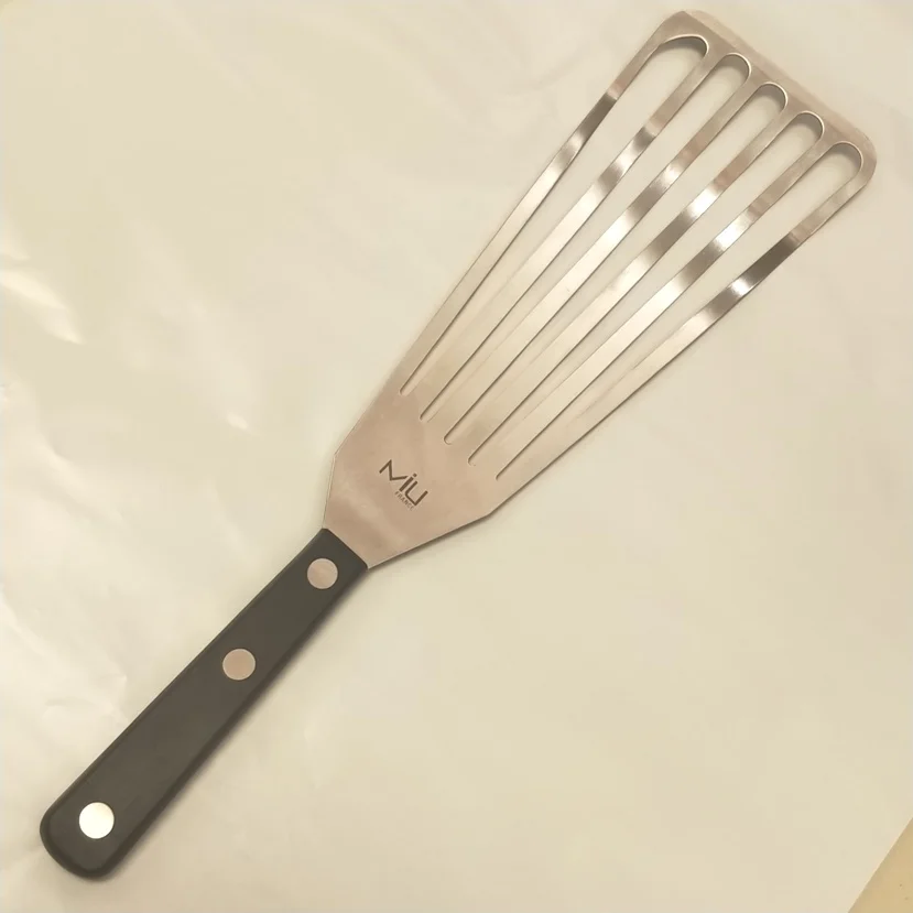 MIU France Large Stainless Steel Slotted Turner, 3-1/2 by 13-1/2-Inch (90110-Large)