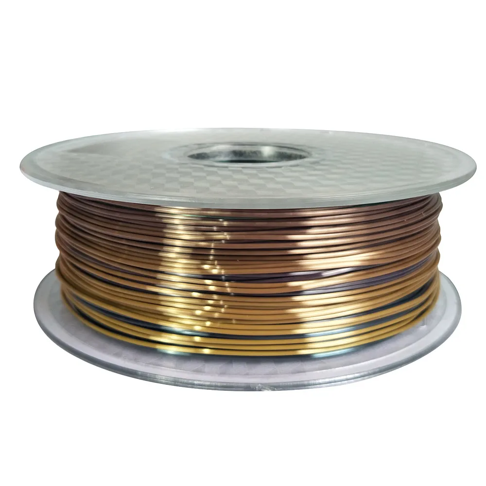 3D طابعة PLA خيوط قوس قزح متعدد الألوان 1.75 مللي متر 1 كجم مواد الطباعة تدريجيا تغيير اللون PLA خيوط