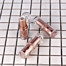 50 шт./лот 12,1 мм Пластик пустой тюбик помады, изящные для губ Rouge Subackage, ясно n коричневый круглый носок макияж губ Инструменты