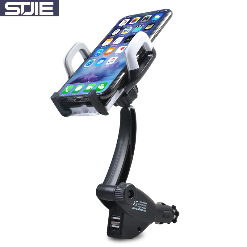 STJIE 360 Adjustable Smartphone Car Holder Charger 5V 3 A Universal Car
