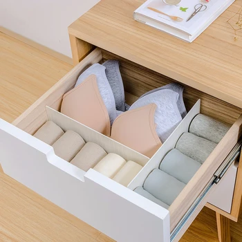 

Drawer divider board free combination storage consolidation box dormitory partition box kitchen closet layered partition