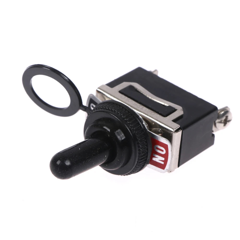 

1PC SPST 2Pin Car Boat 15A 250V ON/OFF Rocker Toggle Switch+Waterproof Boot