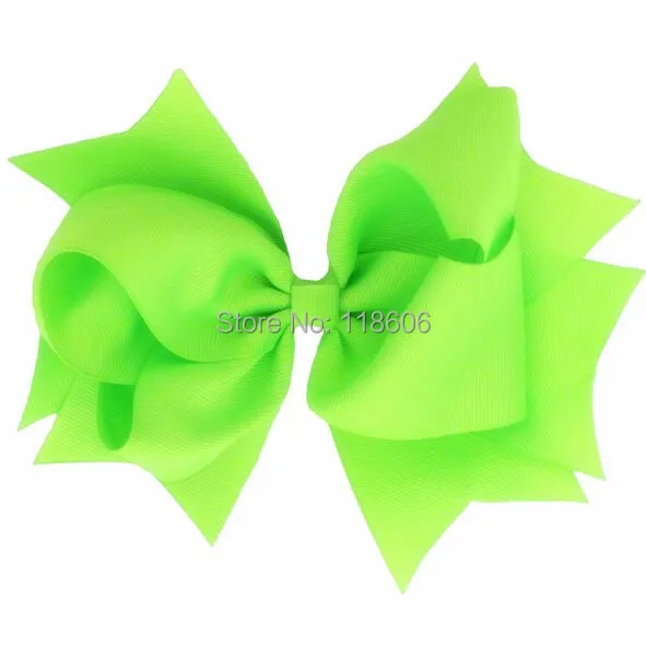Neon Green Hair Bow.jpg