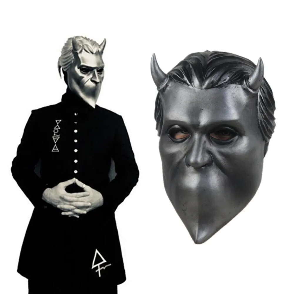 

Ghost BC Rock Roll Band Mask Nameless Ghoul Masque Cosplay Props