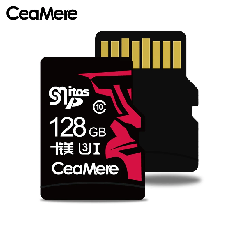 Карта памяти Micro SD CeaMere карта класса 10 U3 UHS 3 256 Гб 128 64 32 флеш 1 TF/SD карты для