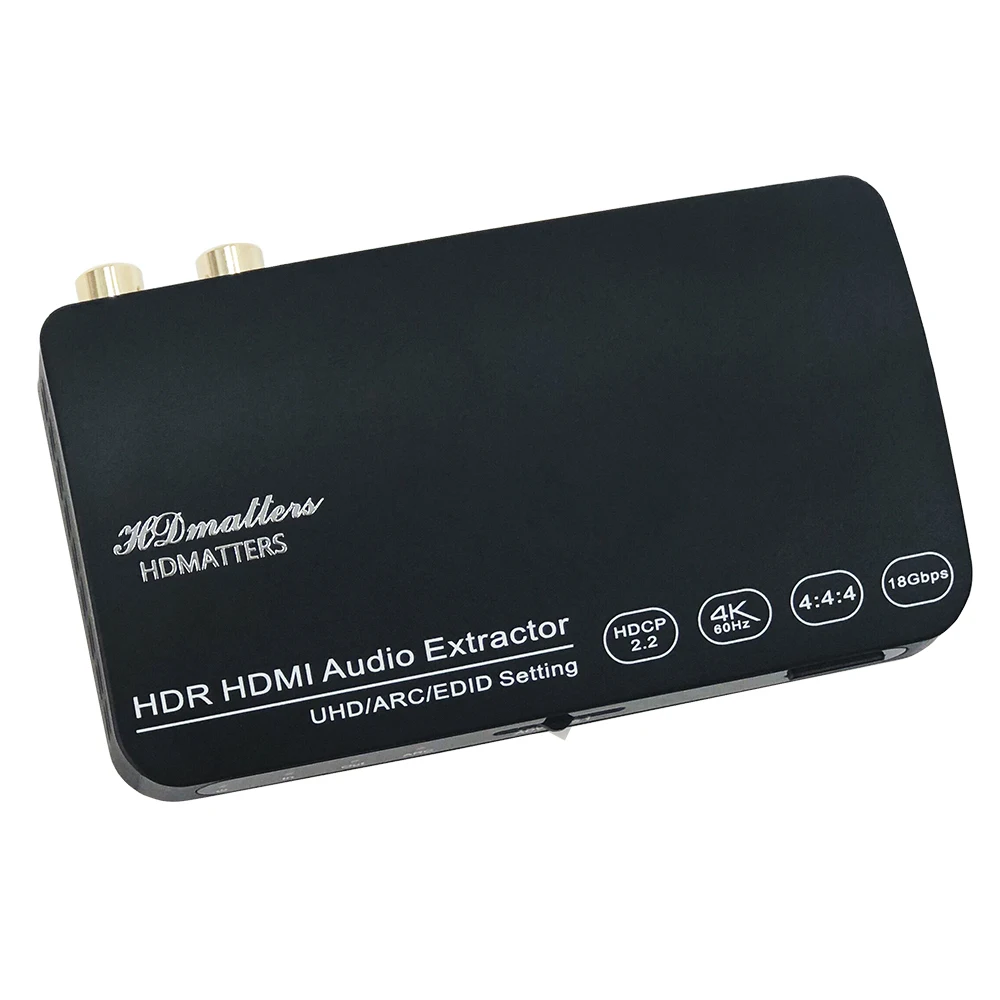 UHD HDMI 2 0 аудио экстрактор сплиттер to Toslink 5.1CH Аудио конвертер 4K 60 Гц HDCP HDR для PS4