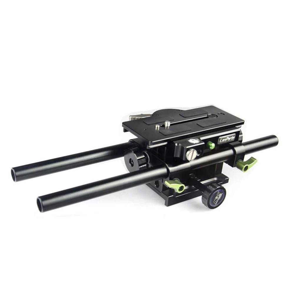 

Lanparte V-mount Height Adjustable Camera Base Plate with Quick Release Plate for 15mm Rod System