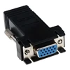 kebidu Mini VGA Extension Extender Cord Male Female To Lan Cat5 Cat5e RJ45 Ethernet Adapter for PC Laptop ► Photo 2/6