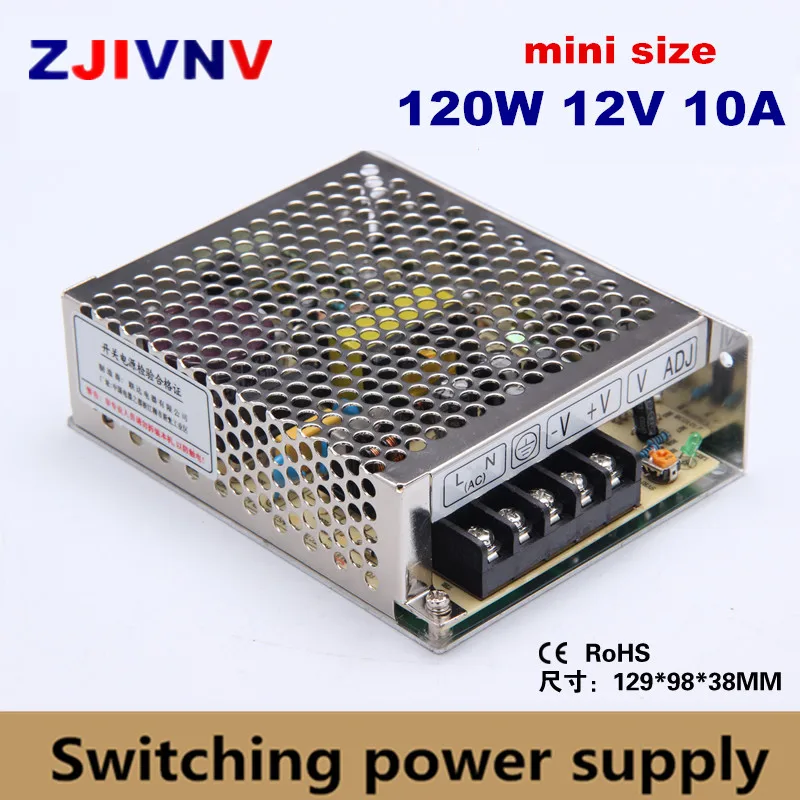Высокое качество 120W меньший объем светодиодный мини драйвер 120w импульсный