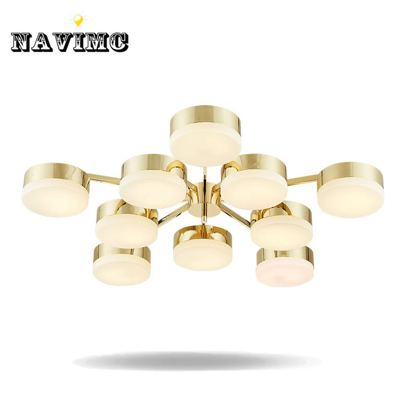 

Art Deco Creative Modern LED Ceiling light for Bedroom Living Room Foyer Kitchen Gold Ceiling Lamp AC 110-240v