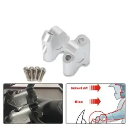Анодированный 2 дюймов поворотными мотоцикл образного руля для 7/8 "22 мм, мотоциклетные рукоятки держатель зеркала заднего вида