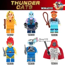 100 шт./партия строительные блоки Американский ТВ фильм гром CatsBengali Cheetara Лев-о Кирпичи Детские подарки игрушки хобби