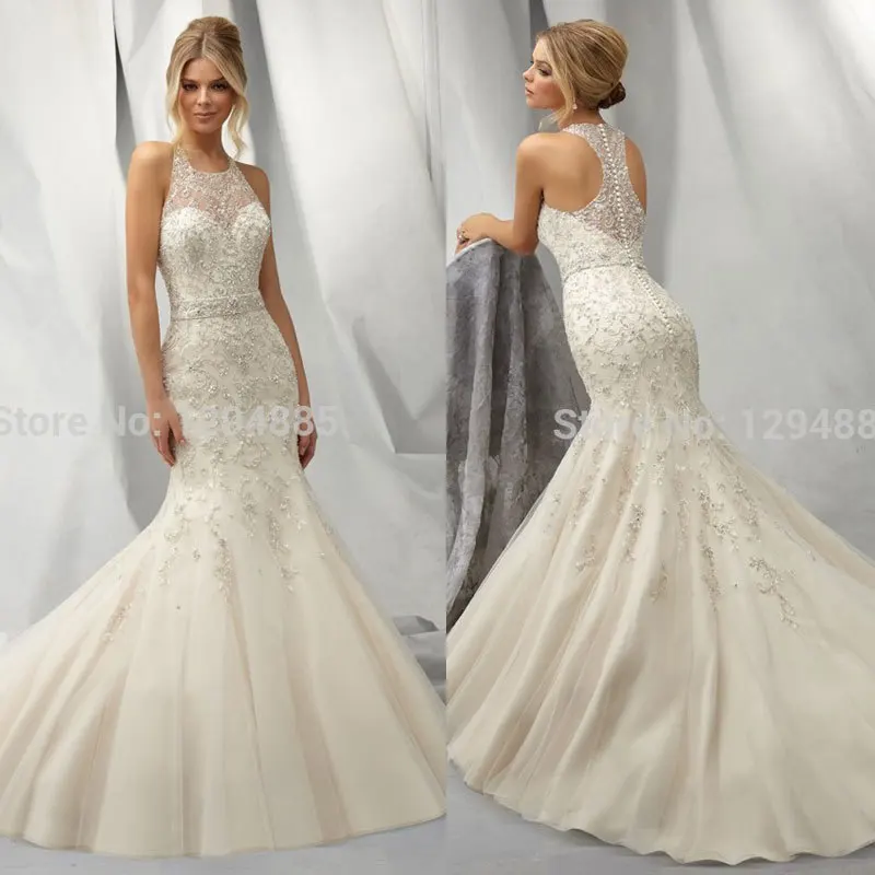 modern elegant wedding dress