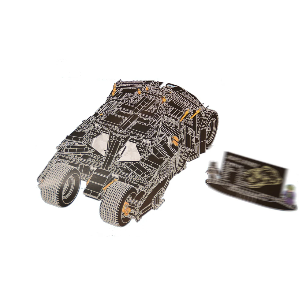 

07060 Genuine Super Hero Movie Series The Batman Armored Chariot Set Educational Building Block 76023 Brick Boy Toys Gifts