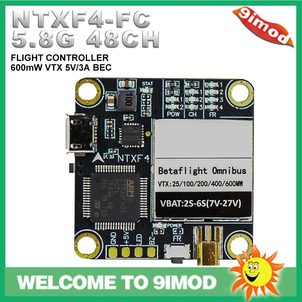 Игровые джойстики из NTXF4-FC F4 OSD интегрированный 5 8G 48CH PIT25/100/200/400/600 мВт для RC