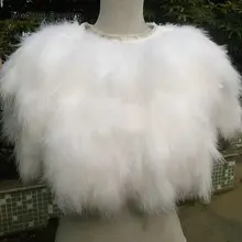 Роскошное пальто на пуху Свадебные Болеро цвета слоновой кости, официальные Болеро для женщин, свадебные накидки, шали Ups накидки свадебные аксессуары