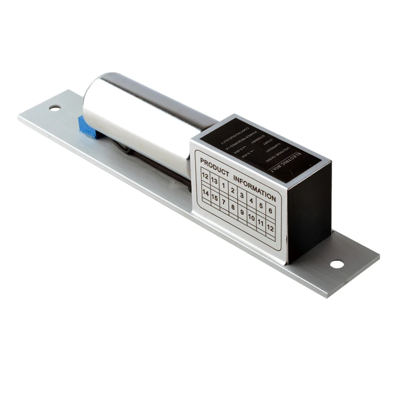 

DC 12V normal temperature Electric Drop Bolt Lock with 2 cable for Door Access Control without time delay lock for glass door