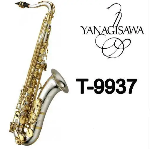 

YANAGISAWA T-9937 Tenor Bb Saxophone Silvering Surface Gold Key B Flat Sax With Mouthpiece Reeds Accessorie