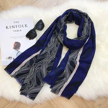 

2018 Newest Cotton Paisley Fringe Scarves And Shawls Long Beautiful Flower Foulard Wrap Hijab Muffler 5 Color Free Shipping