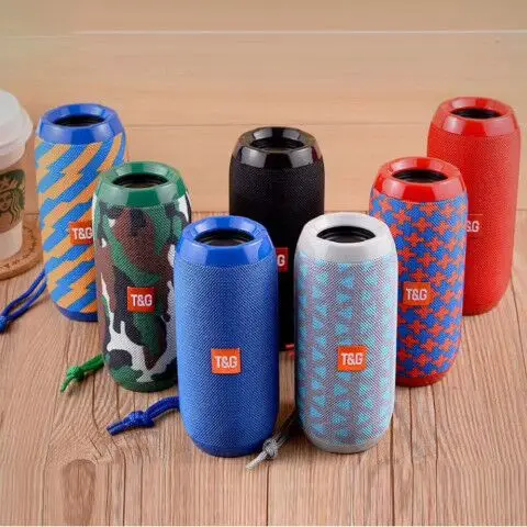 

Bluetooth outdoor speaker 1200 mAh waterproof portable wireless speaker support TF card FM radio auxiliary input TG117