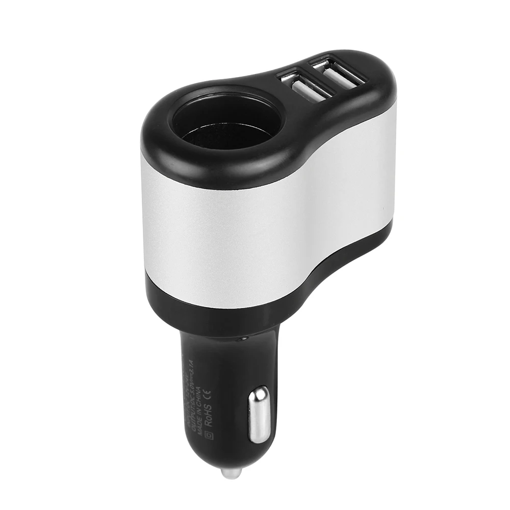 Универсальный автомобильный прикуриватель 2 порта USB 12 В 3 1 А|charger adapter|2 portpower charger