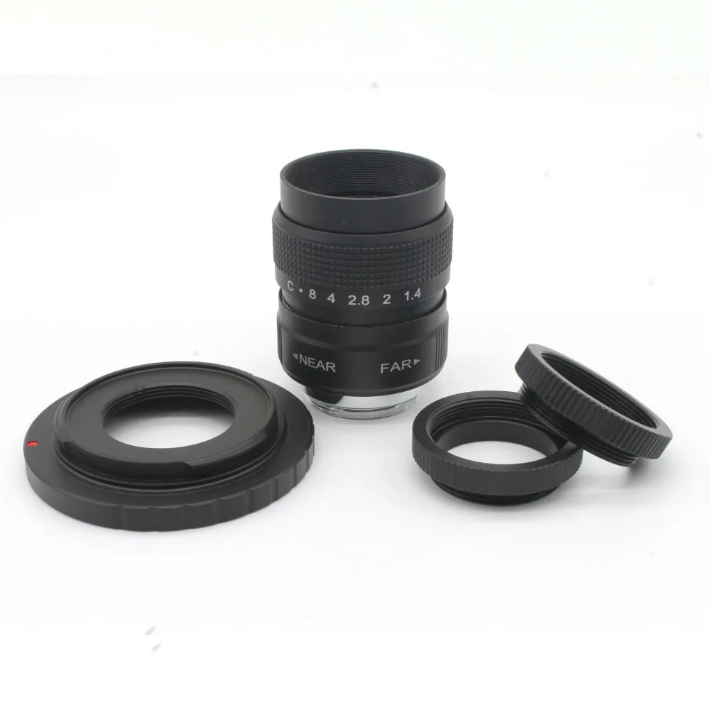 25 мм f/1,4 C 1/2 миниатюрный зеркальный объектив для Nikon 1 крепление N1 камера J1 J2 J3 V1 V2 S1+ 2 Кольцевая вспышка для макросъемки