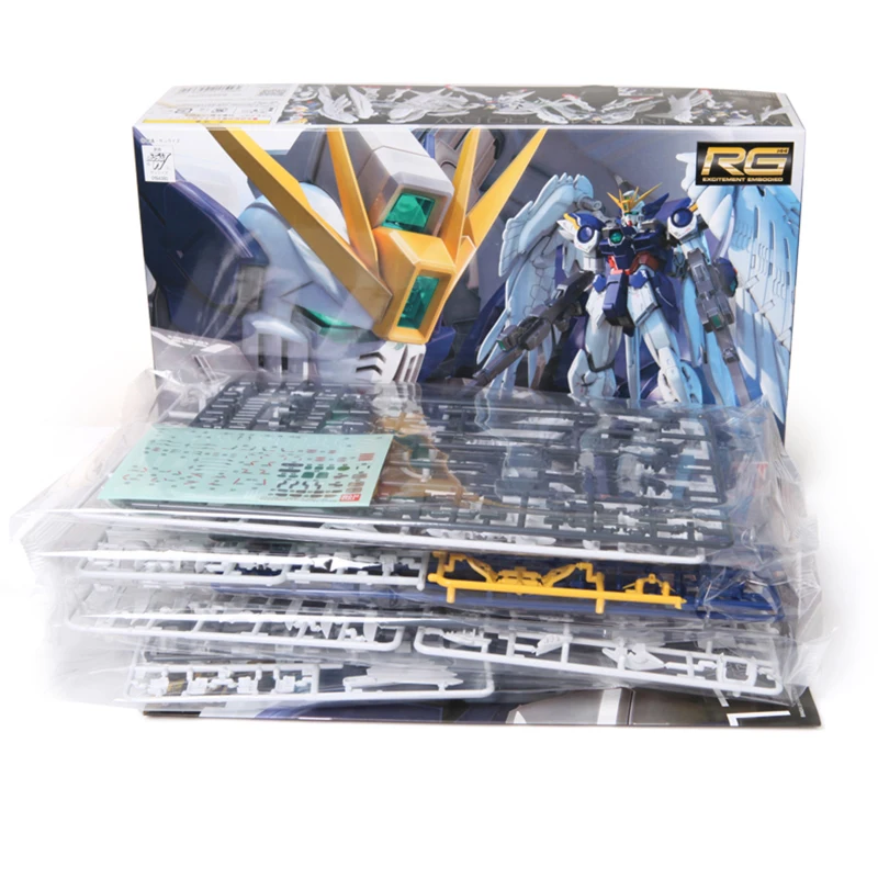 Аниме мобильный Костюм Япония RG 1/144 W Gundam Zero XXXG 00W0 модель Собранный робот фигурка