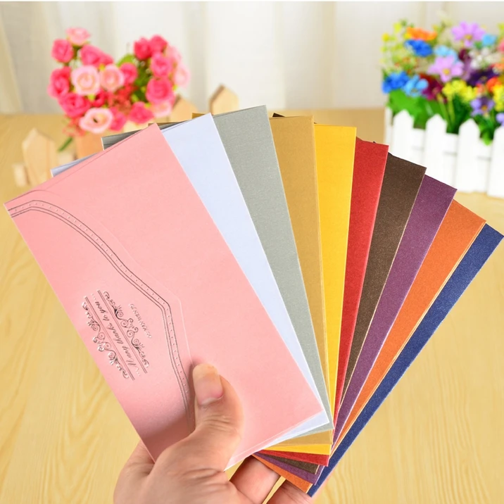 

(5Pcs/Set) Pearl Paper Envelopes For Invitations Wedding Invitation Envelope Set Kawaii Envelope Gift Envelopes