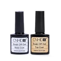 Гель для ногтей высшего качества топ-покрытие Топ-это офф + Базовое покрытие основа для УФ-гель-лака стойкий лак для ногтей 10 мл - изображение