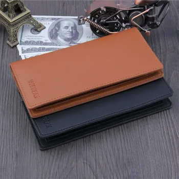 

Wallet Men Business Men's Thin Wallets PU Leather Wallet Purse Male Clutch Long Purse Multifunction Big Capacity Coin Wallet