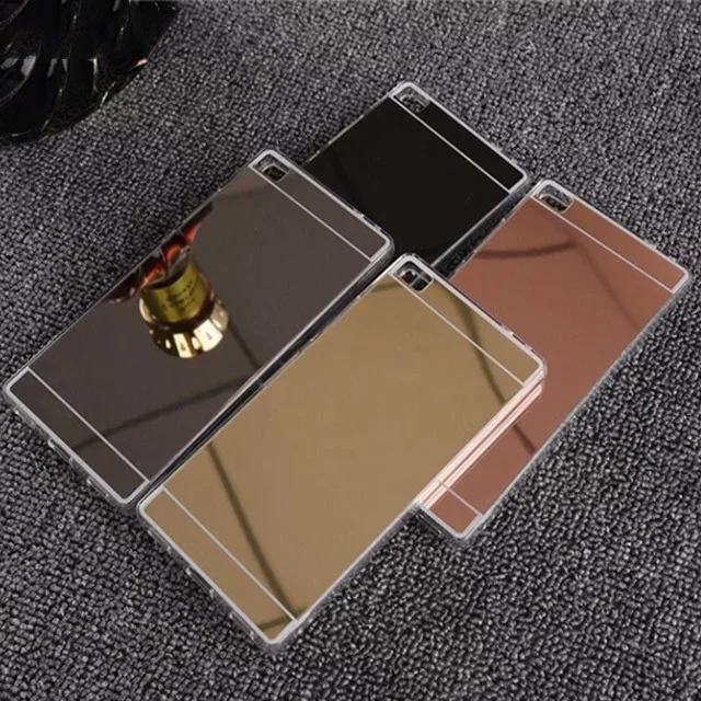 

Luxury Silicone Mirror Case For Huawei P9 P10 Lite Plus P20 P8 Lite 2015 2017 honor 8 9 Lite Mate 10 Lite 8 9 Cell Phone Cover