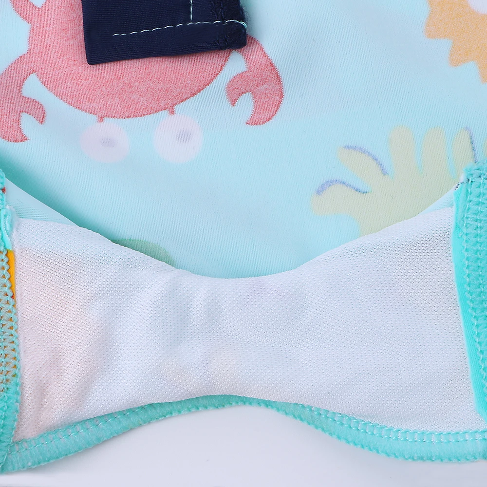 BAOHULU Cute Baby Boys Swimsuit with Cartoon Pattern Toddler Bathing Suit Kids Swimwear One Piece Swimming Suit for Children