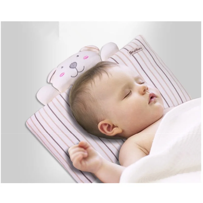 Прямоугольная подушка для коррекции фигуры ребенка хлопковая в полоску