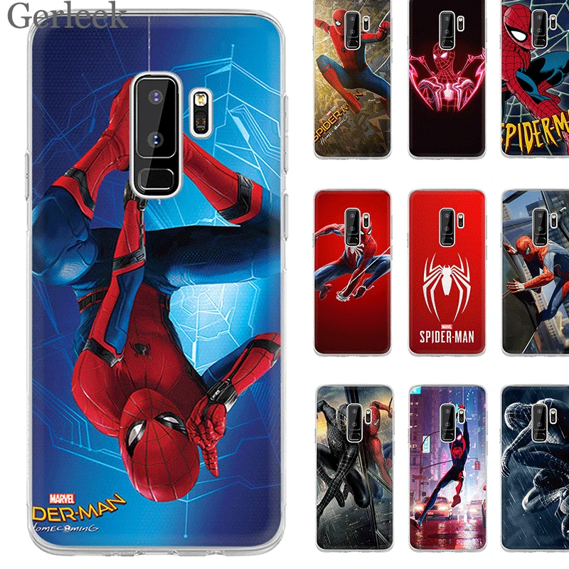 

Gerleek Cell Phone Case Spiderman For Samsung Galaxy J1 J2 J3 J5 J6 J7 Prime Hard Cover Bag