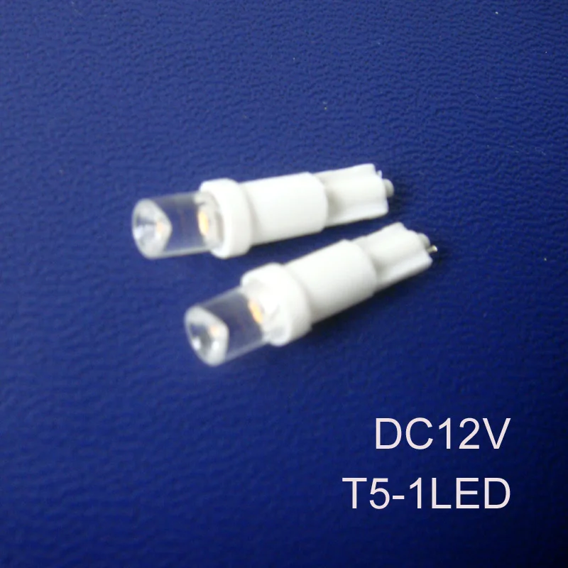 

High quality 12V T5 Car led Instrument light,Auto w3w wedge Warning light Signal light,Indicator Lamp free shipping 20pcs/lot