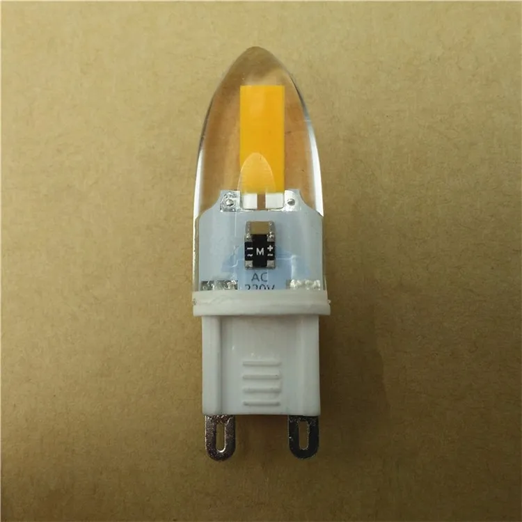 Затемнения светодиодный светильник 220 V силиконовые G9 Светодиодный лампа направленного света COB 6 W 1505 g9 Свет белый/холодный белый/теплый