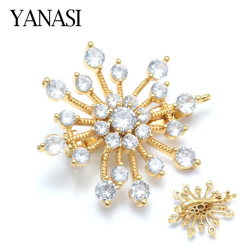 

DIY Bracelets Pearls Necklace Jewelry Making Findings Supplies Handmade Woman Flower Charm Clasps Jewellery Accessories