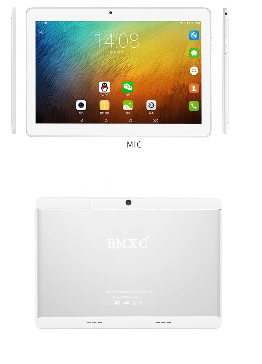 BMXC 10,1 дюймов Android 7,0 Octa Ядро 64 ГБ Tablet pc 3g смартфон ips Wi-Fi Bluetooth gps Игры Обучения машина