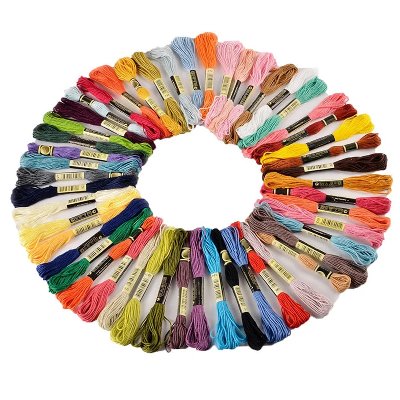 

50pcs Crochet Yarn Cotton Knitting Embroidery Cross-stitching Embroidering Knitting multi-colored Drop Shipping