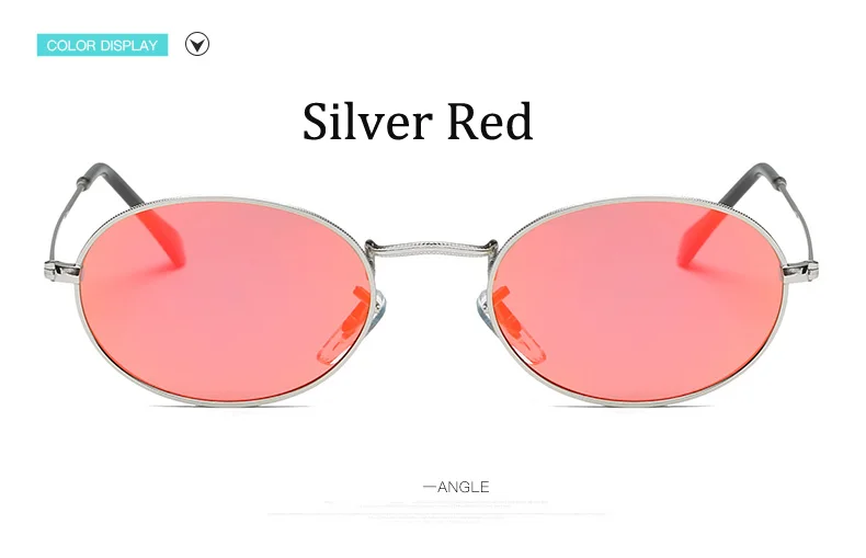Длинные Хранитель дамы классические Светоотражающие Овальные Солнцезащитные очки женские мужские металлическая оправа Ретро обертывание покрытие зеркало солнцезащитные очки для женщин - Цвет линз: Gold Red