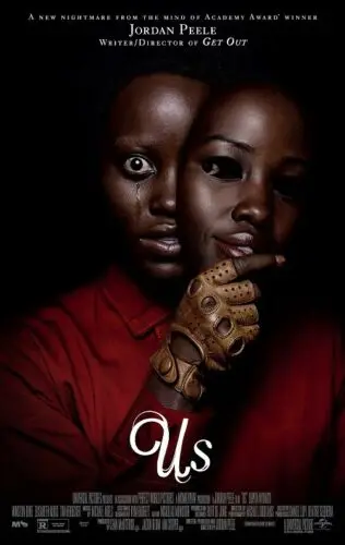 

P-4845 Us Movie Poster Jordan Peele Lupita Nyong'o Horror FIlm Fabric Cloth Wall Pictures Art Canvas For Living Room