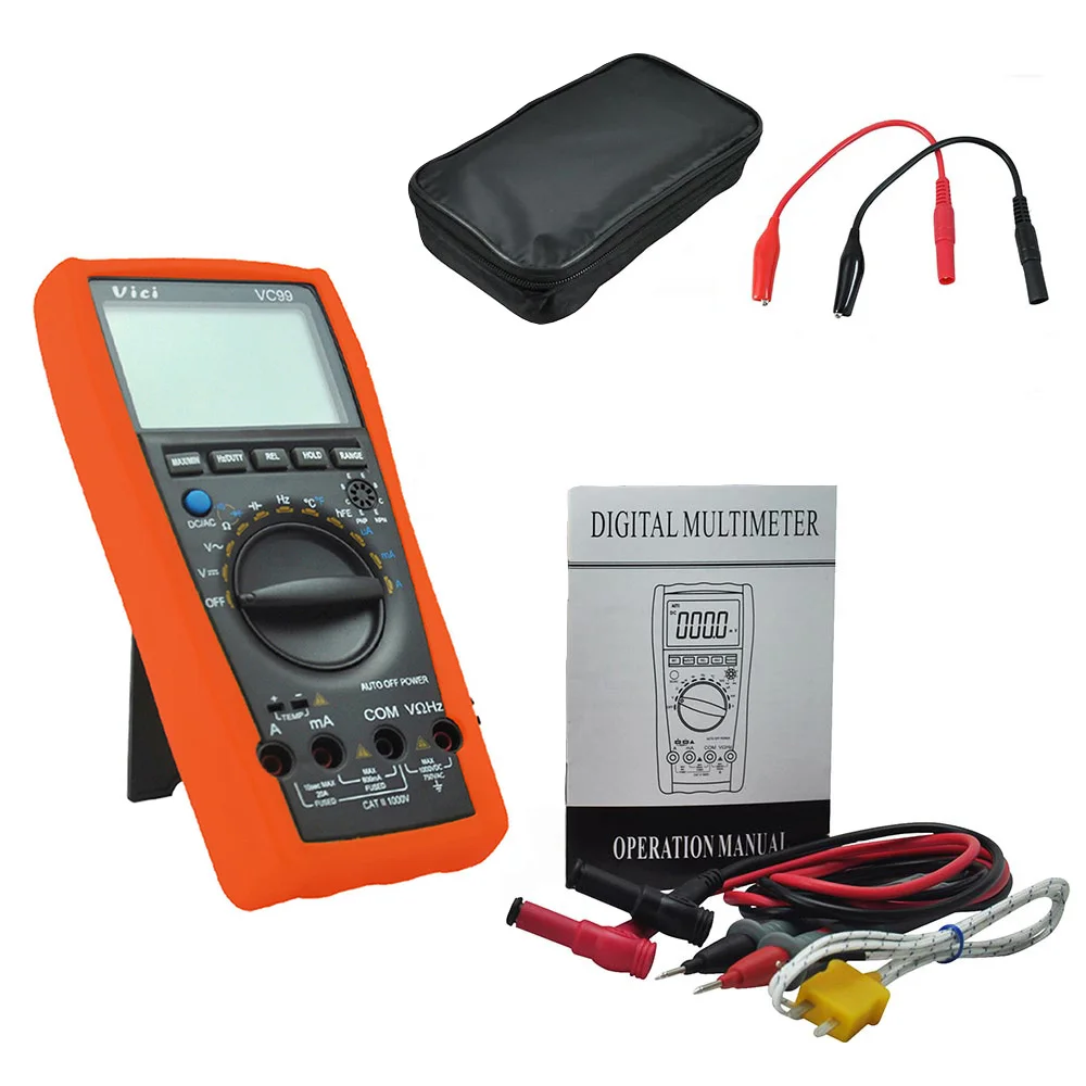 Цифровой мультиметр с автоматическим выбором диапазона M002 VICI VC99 + 3 6/7 DMM AC DC
