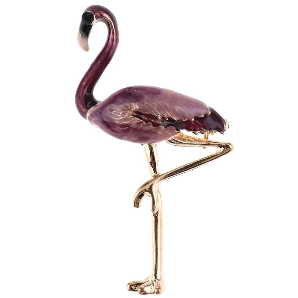 

New Design Alloy Red Blue Bird Brooches Women Men's Metal Animal Brooch Pins Banquet Gift Scarf Buckle